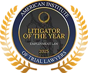 American Institute of Trial Lawyers - Litigator of the year, employment law 2025